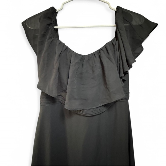 Elegant Black Off-Shoulder Dress new with tags size L (8) - Picture 3 of 5